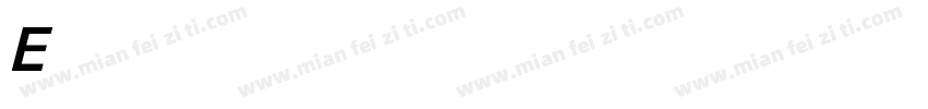 Eurostile Semi Bold字体转换